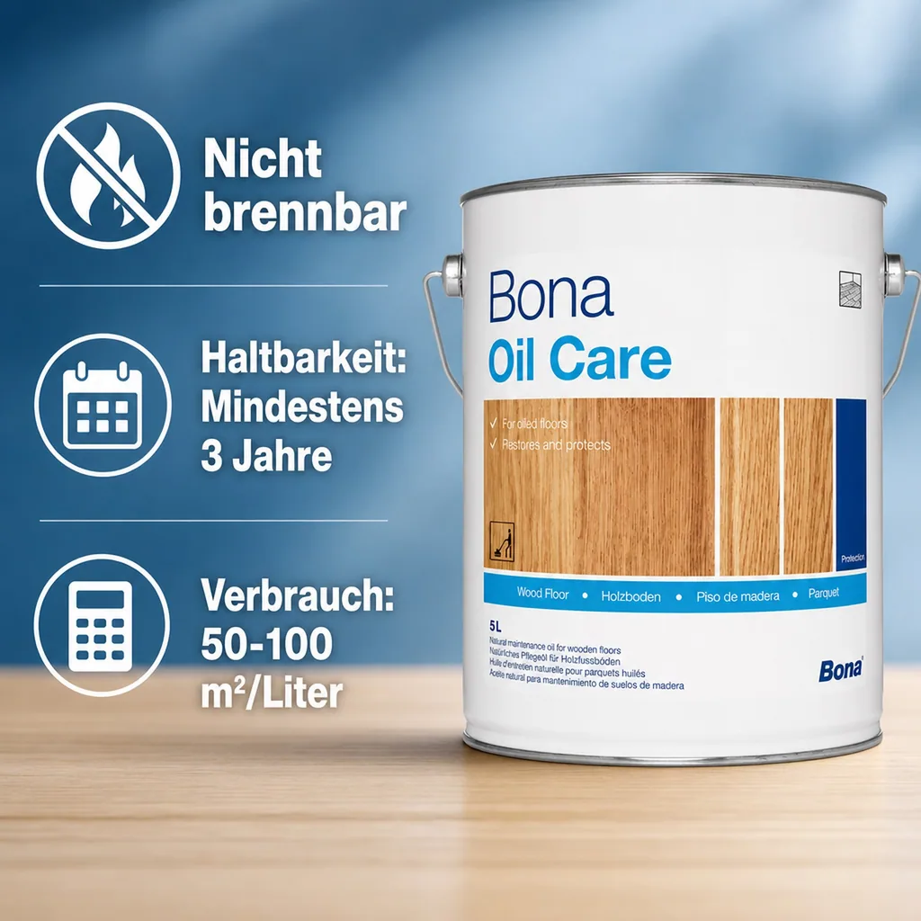 BONA Oil Care W 5 Liter Neutral Pflege für geölte Böden