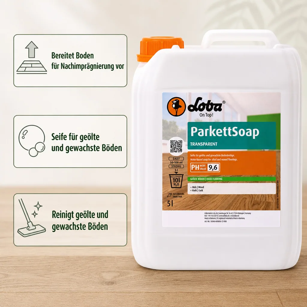 LOBA Parkett Soap 5 Liter transparent