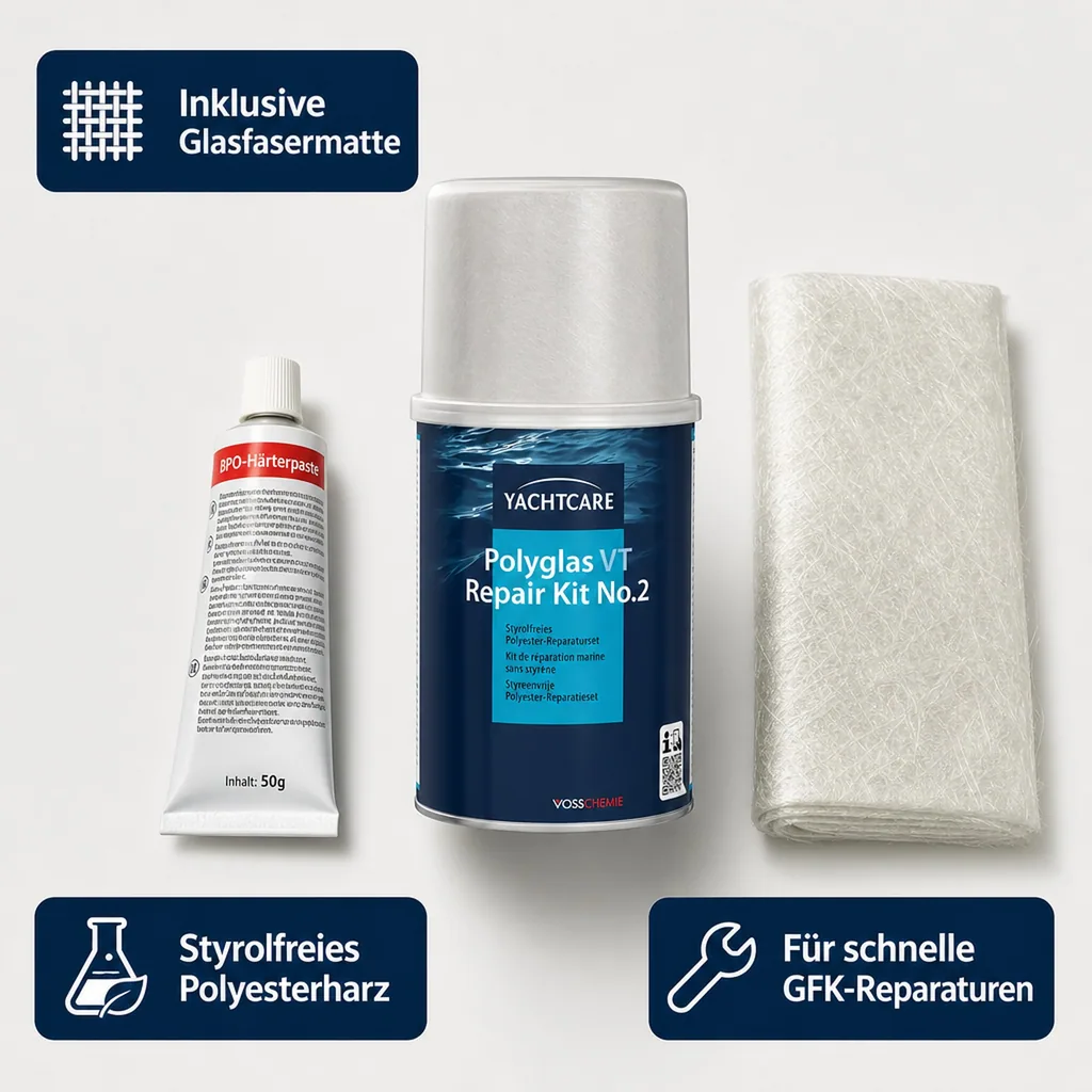 YACHTCARE Polyglas VT Repair Kit No.2 - 800 g