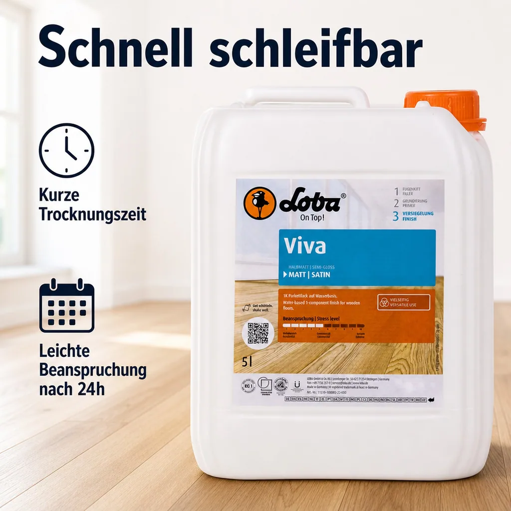 LOBA Viva 5 Liter matt 1K Parkettlack