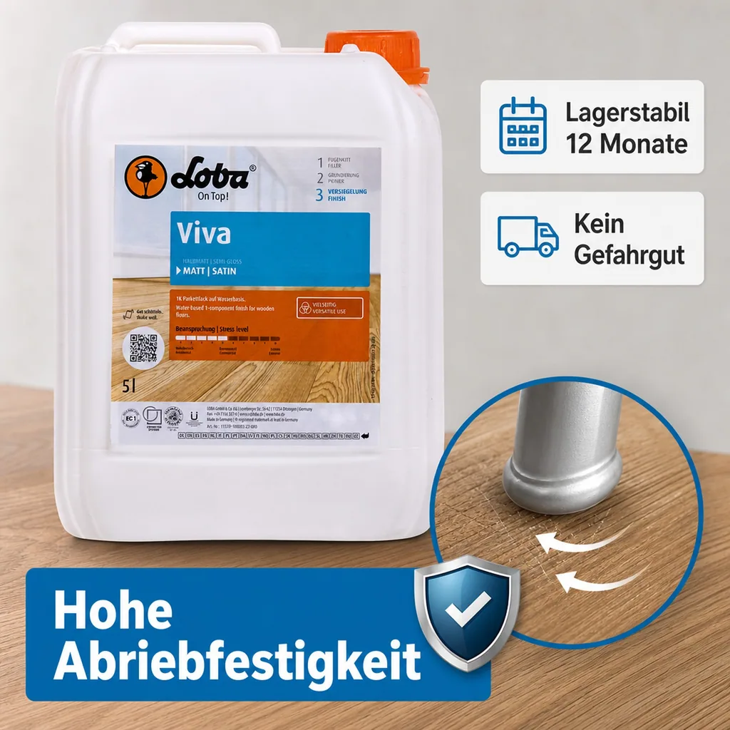 LOBA Viva 5 Liter matt 1K Parkettlack