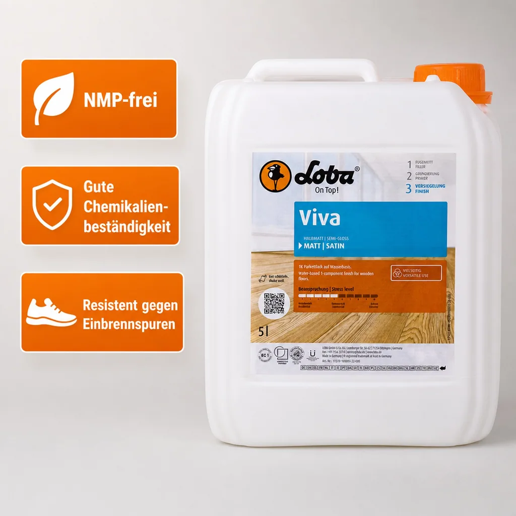 LOBA Viva 5 Liter matt 1K Parkettlack