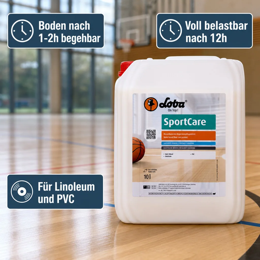 LOBA SportCare 10 Liter Dispersionspflegemittel nach DIN18032
