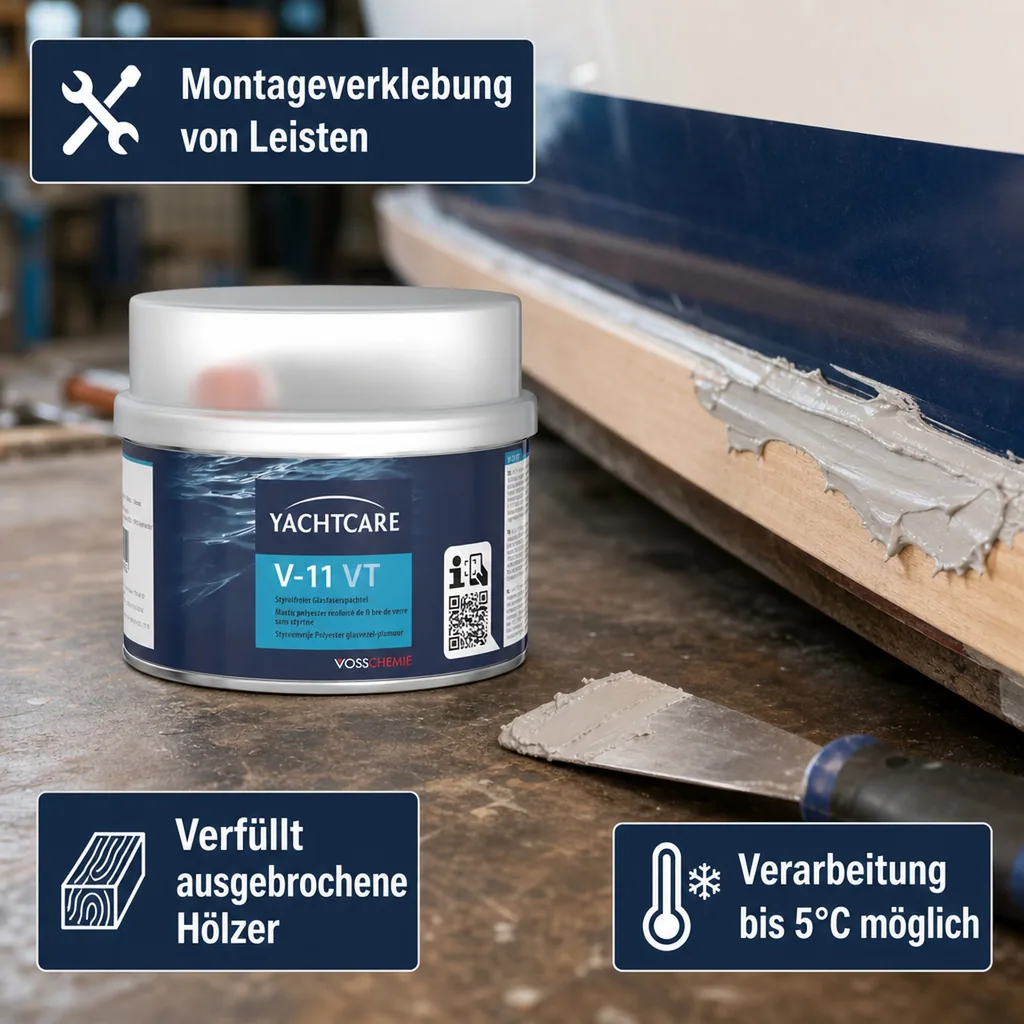 YACHTCARE V-11 VT Faserspachtel 400 g