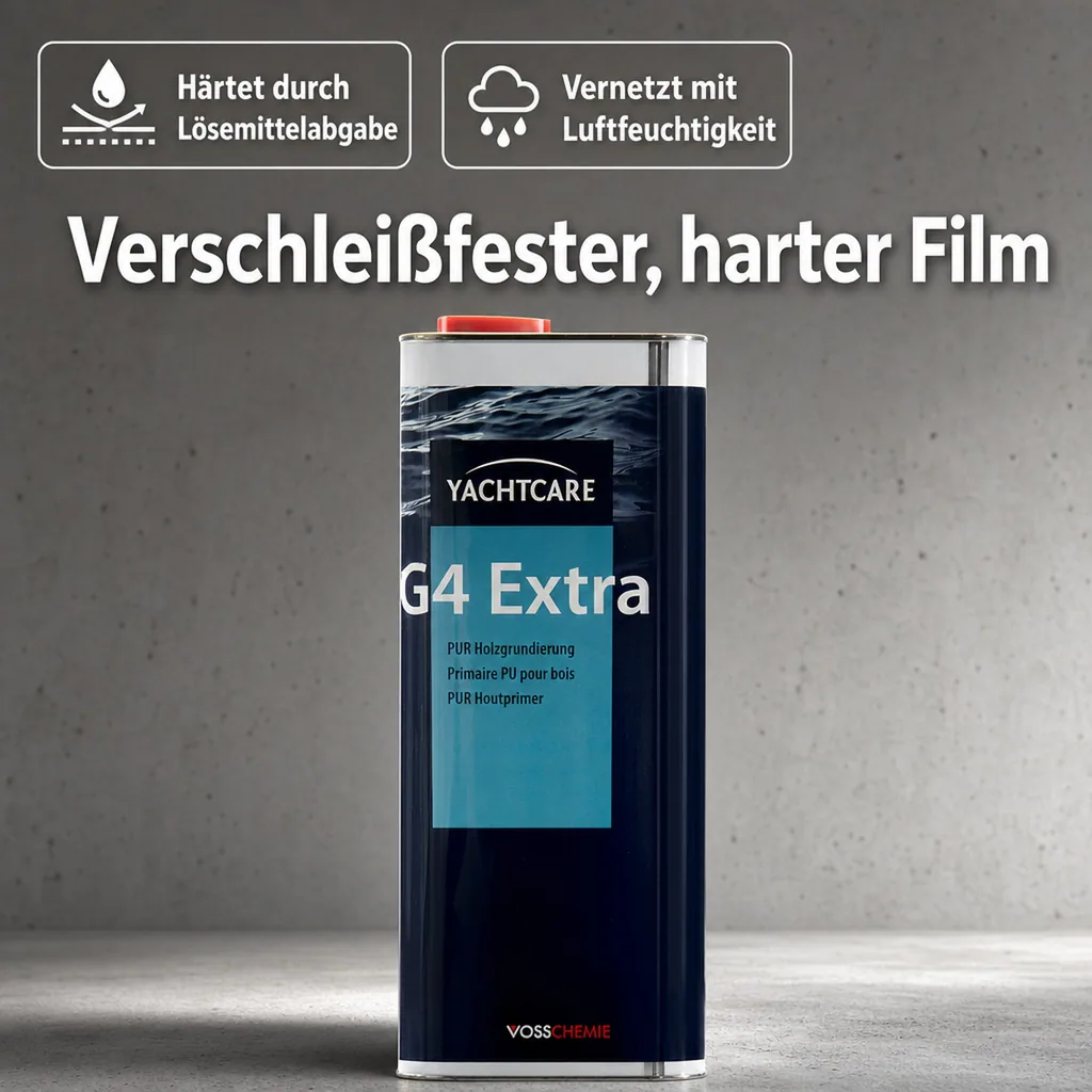 YACHTCARE G4 Extra 1K Polyurethanharz 5 Liter Holzgrundierung