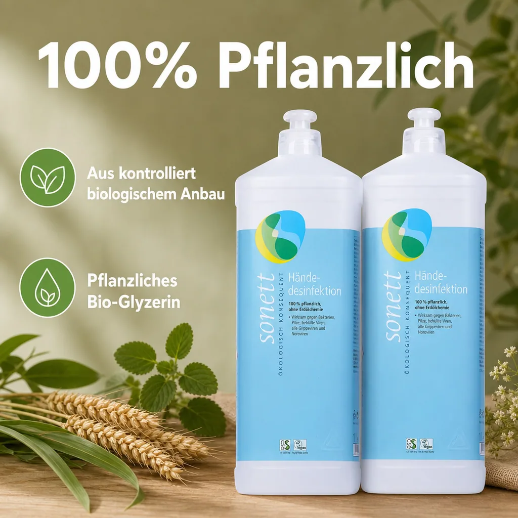 SONETT Händedesinfektion 2 x 1 Liter