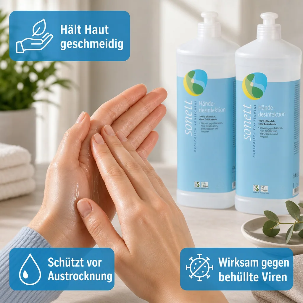 SONETT Händedesinfektion 2 x 1 Liter