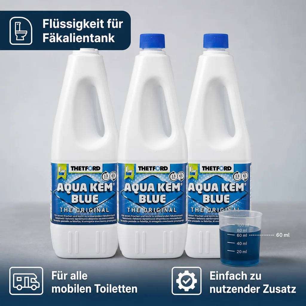 THETFORD Aqua Kem Blue 3 x 2 Liter