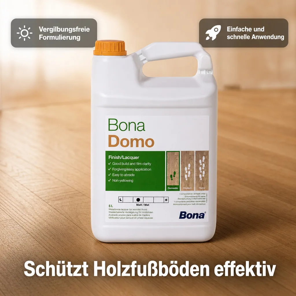 BONA Domo 5 Liter matt 1K Wasserlack