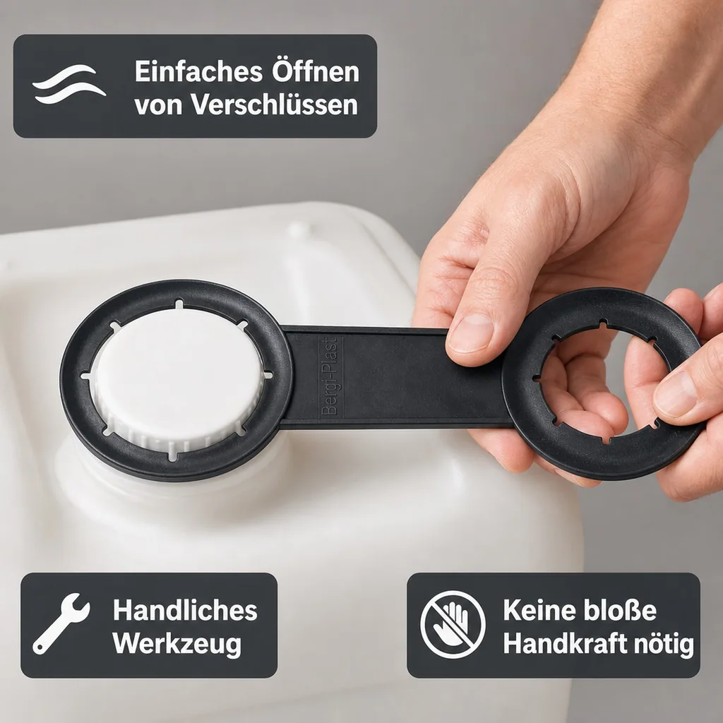 SONETT Kanisterschlüssel für 5/10 und 20 Liter Kanister - 1 Stück