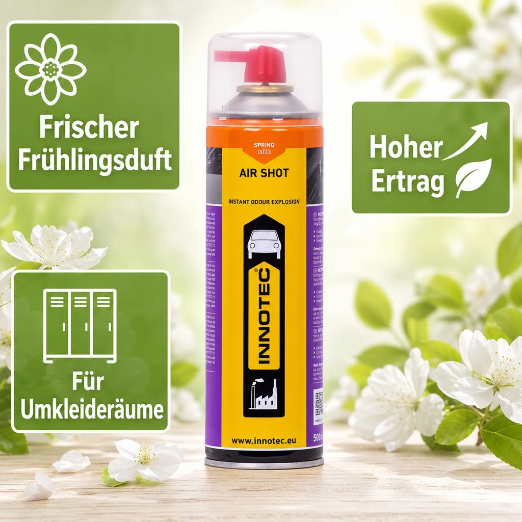 INNOTEC Air Shot Spring 500 ml Duftspray für Raum / Auto 0003 Spring