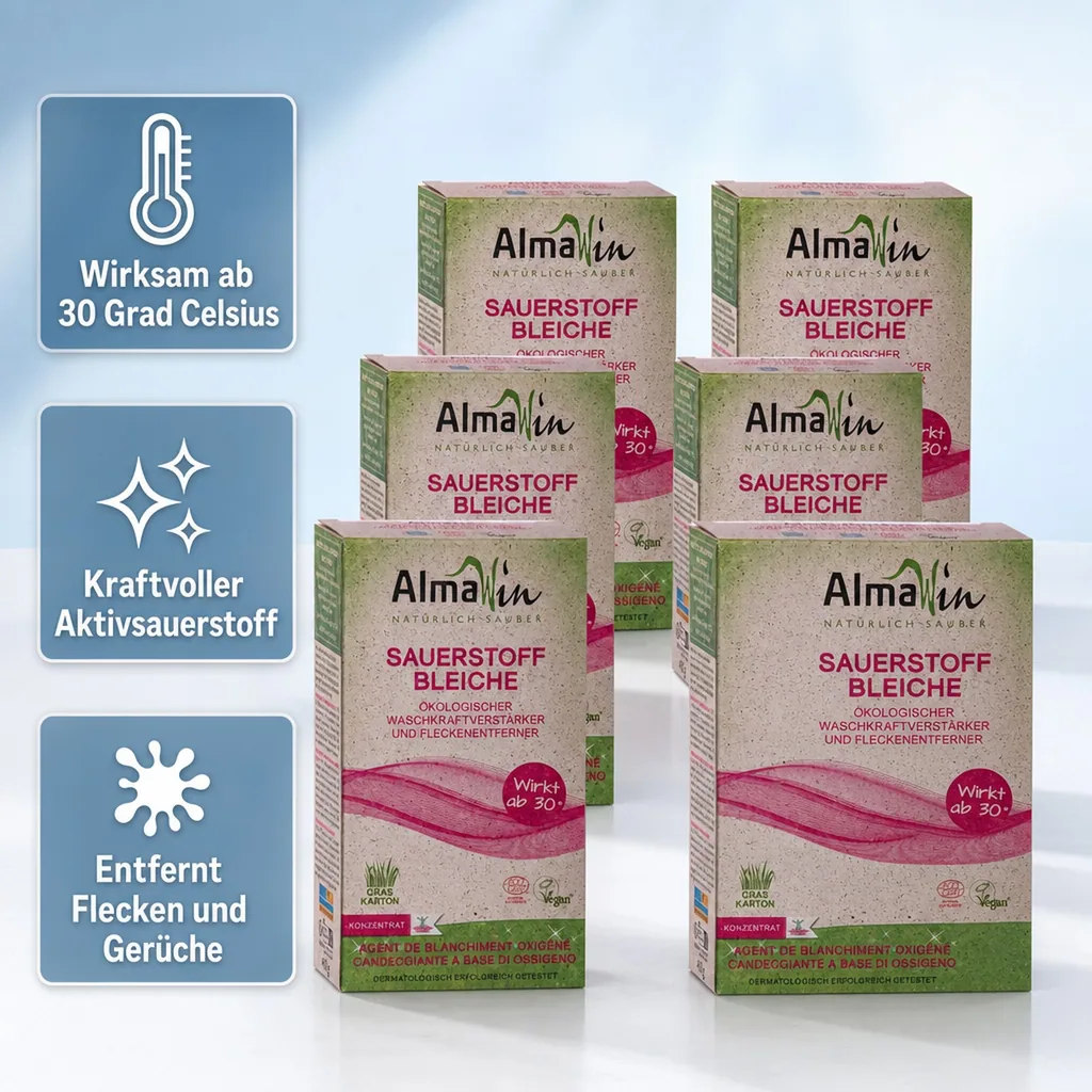 ALMAWIN Sauerstoffbleiche 6 x 400 g wirksam ab 30°C