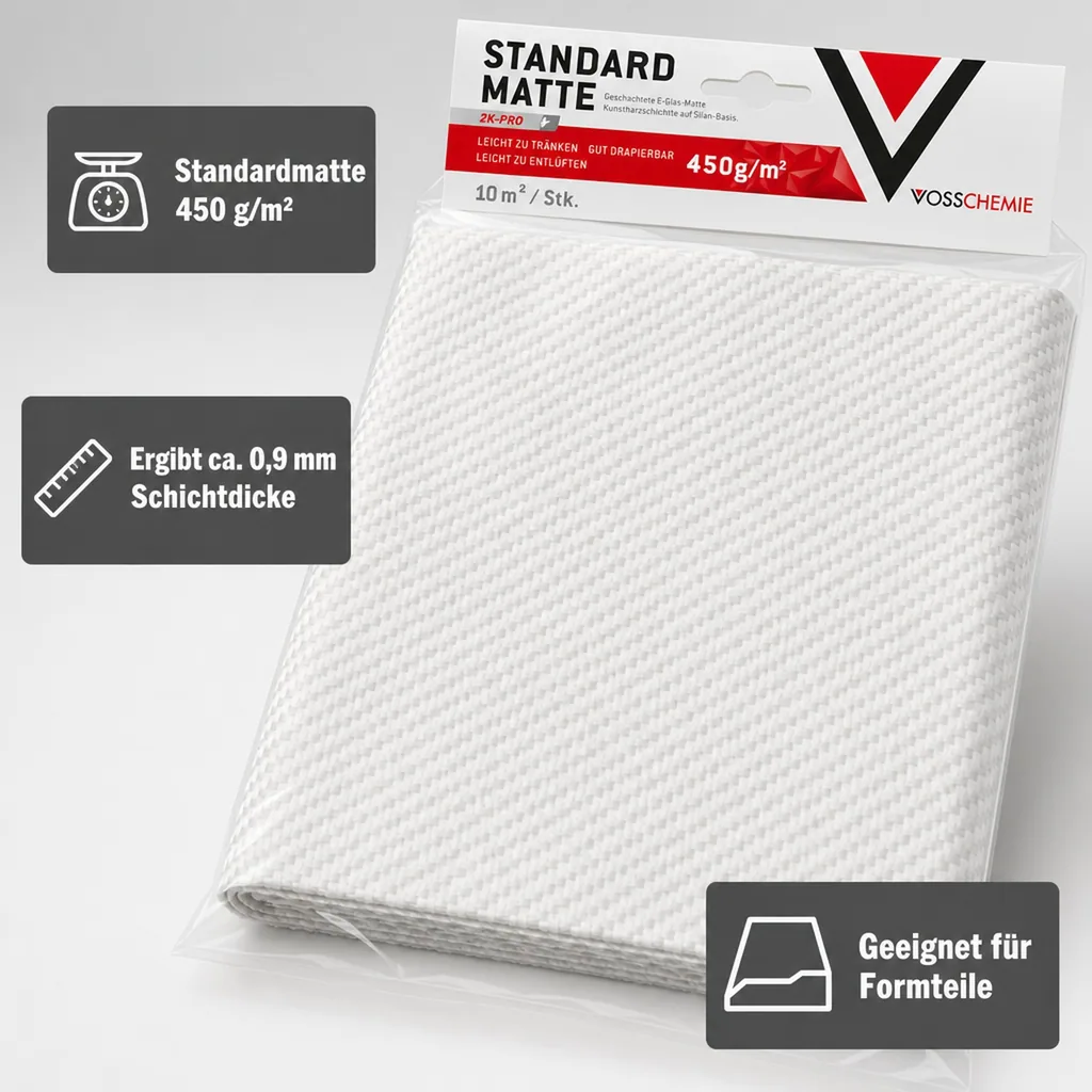 VOSSCHEMIE VC Standardmatte 450 g/m² - 10,0 m² Inhalt