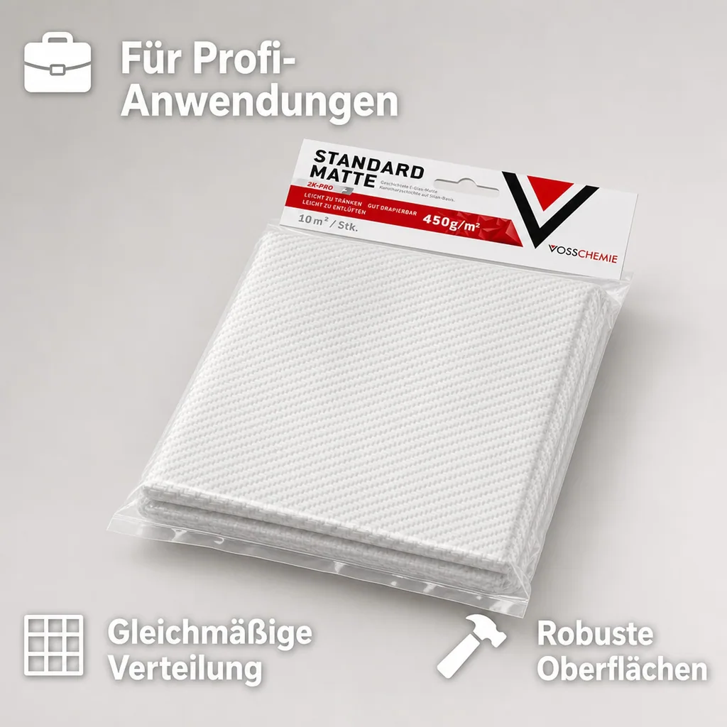 VOSSCHEMIE VC Standardmatte 450 g/m² - 10,0 m² Inhalt