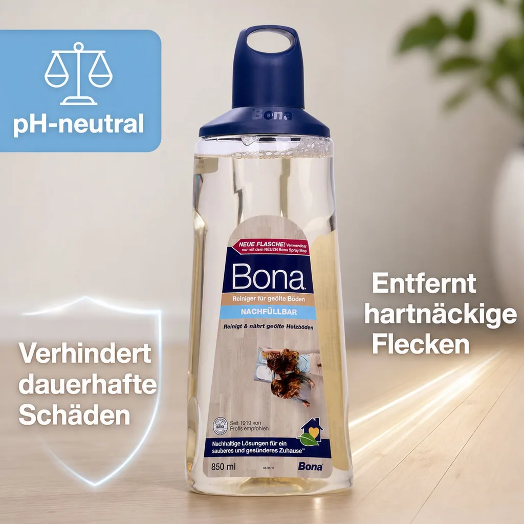 BONA Refiller 0,85 Liter für geölte Böden Premium Spray Mopp