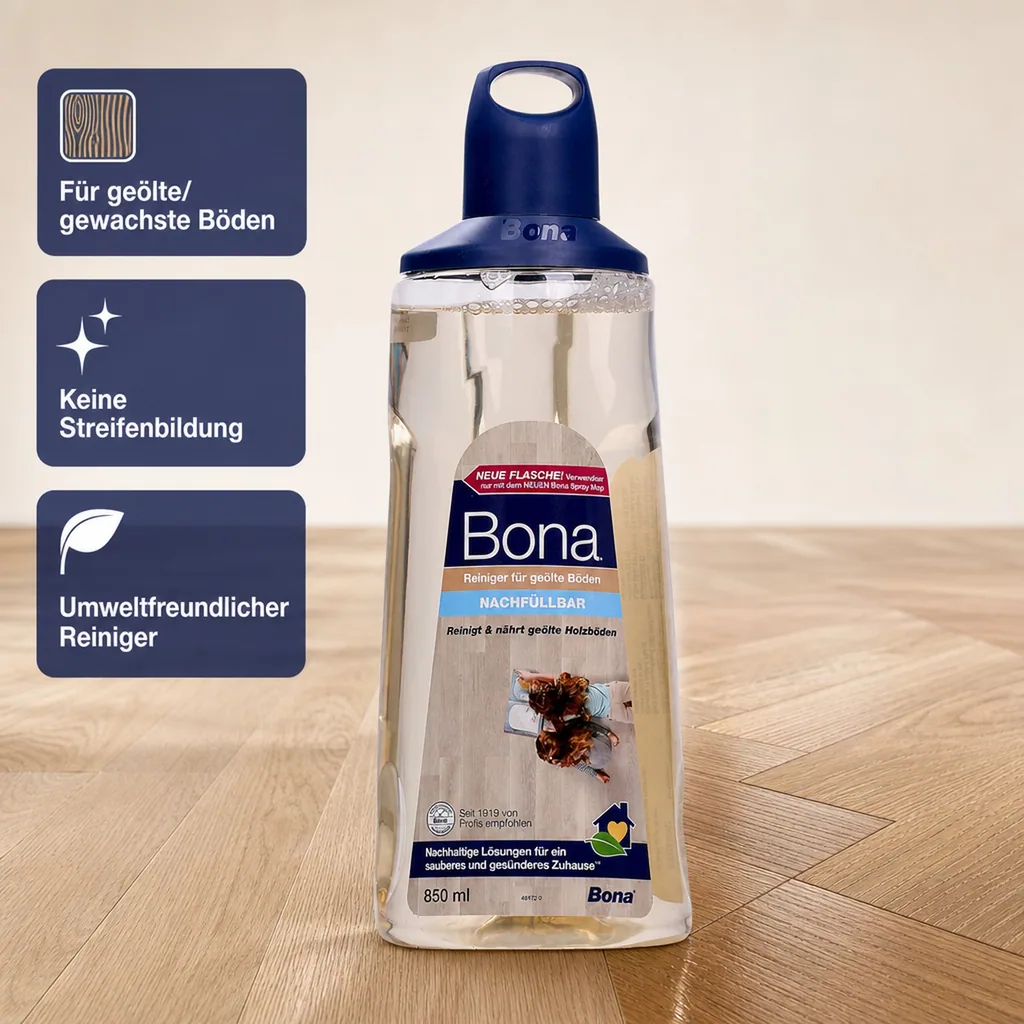 BONA Refiller 0,85 Liter für geölte Böden Premium Spray Mopp