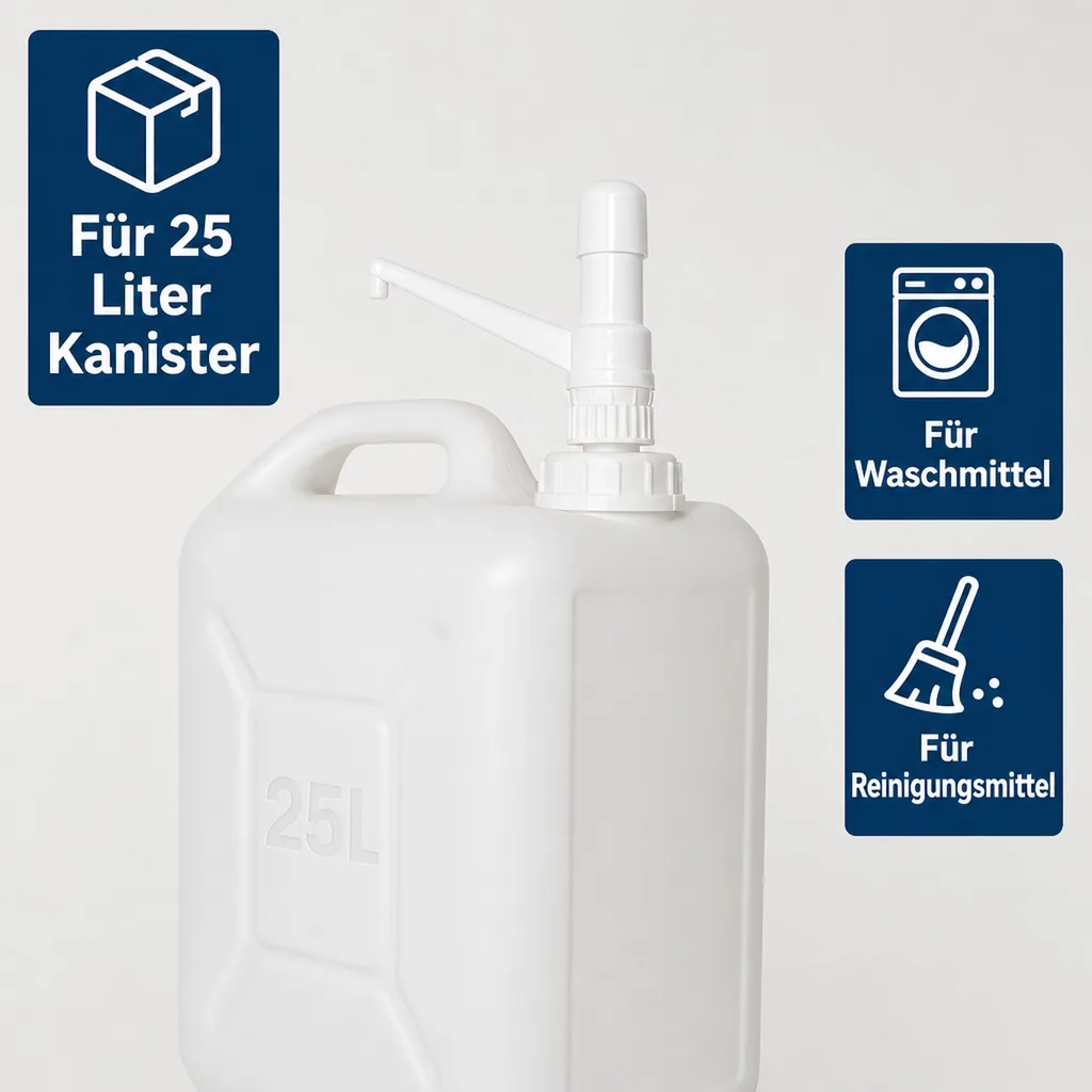 ULRICH natürlich Dosierpumpe für 25 Liter Kanister