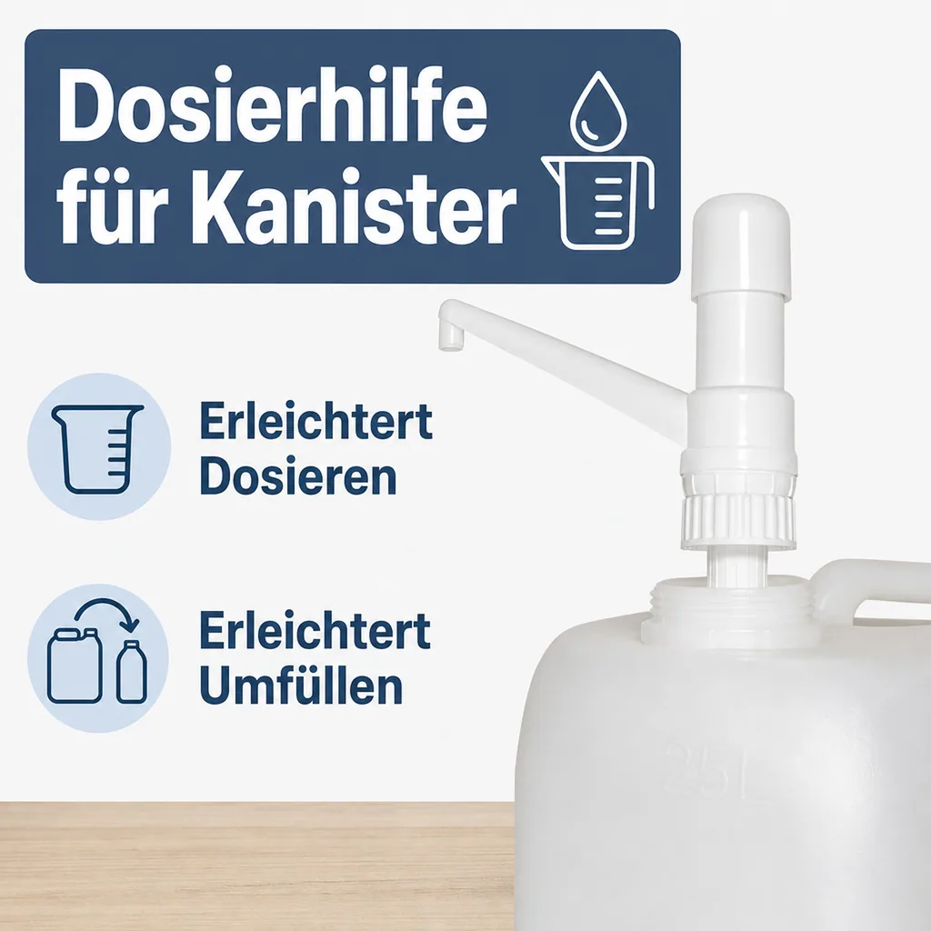 ULRICH natürlich Dosierpumpe für 25 Liter Kanister