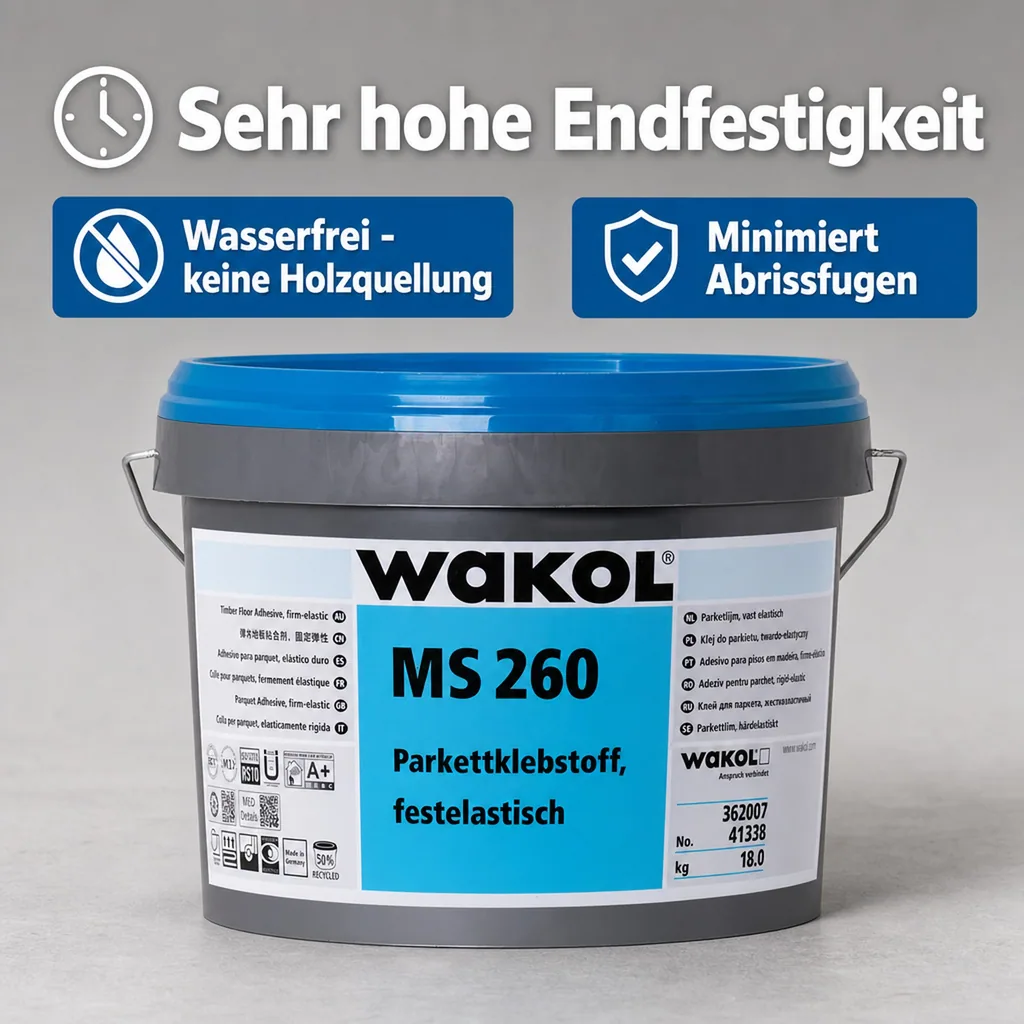 WAKOL MS 260 Parkettklebstoff festelastisch 18kg