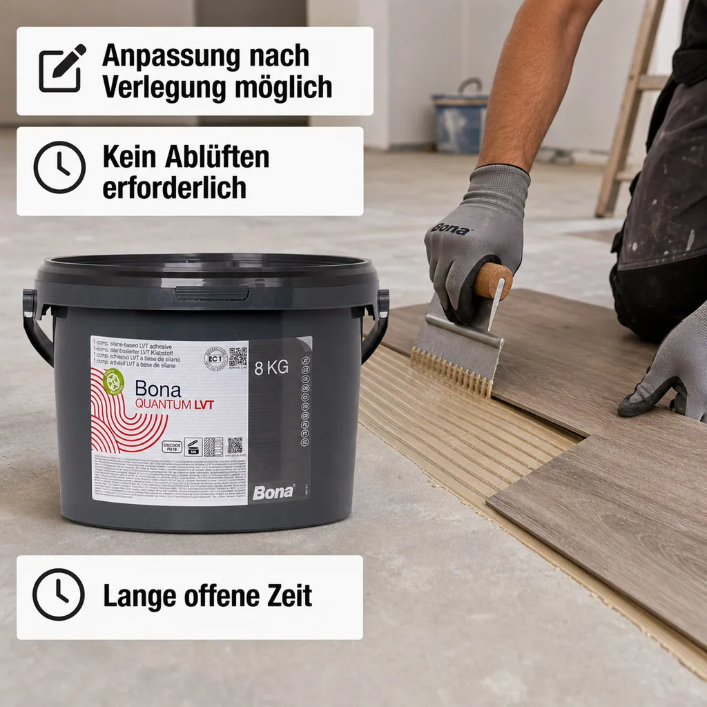 BONA Quantum LVT Parkettkleber 8 kg