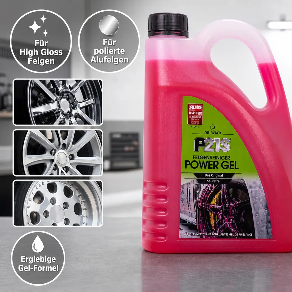 DR. WACK KFZ P21S Felgen-Reiniger POWER GEL 2 Liter