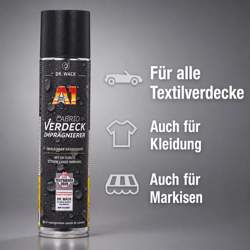 DR. WACK A1 Cabrio Verdeck-Imprägnierer 400 ml