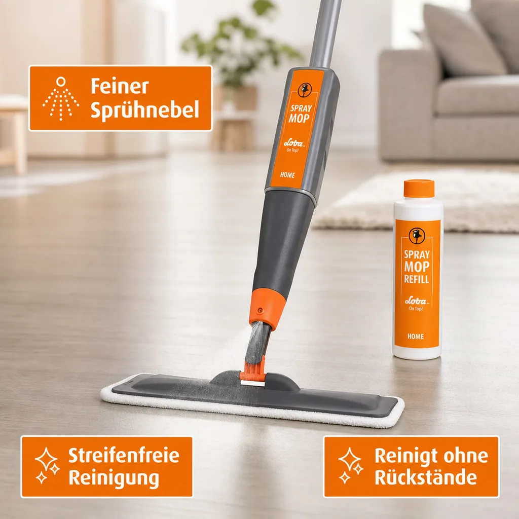 Loba Spray Mop Set,  Sprühwischer  für  alle Fussböden