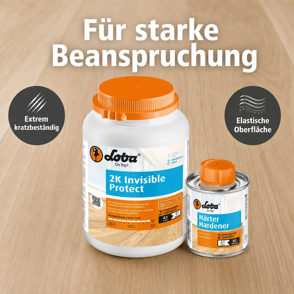 LOBA 2K InvisibleProtect A.T. Parkettlack 1 kg