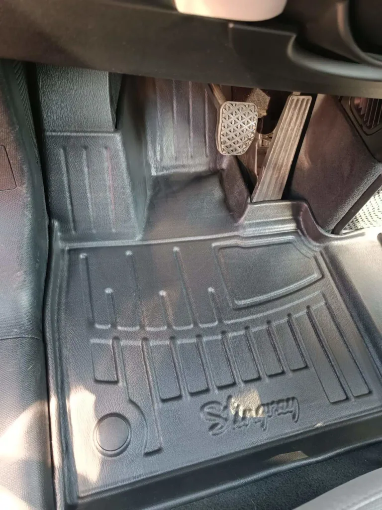 Gummifußmatten Auto 3D für BMW i3 (I01) (2013-2022), passgenaue Autofußmatten