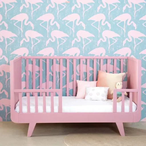 Laurette Babybett 70 x 140 cm Joli Mome, Farbe: lila
