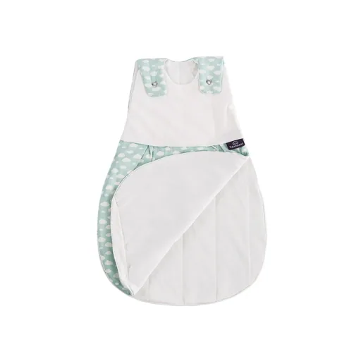 Träumeland Liebmich Babyschlafsack, Schlummersack, Innenschlafsack Set - Wolke mint 3tlg. Set, Grösse: 80/86