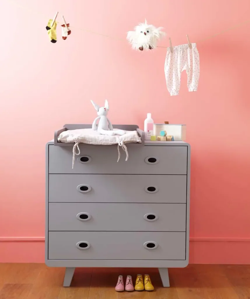 Laurette Kommode Toi & Moi, Farbe: taupe