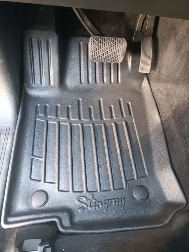 Gummifußmatten Auto 3D für Mercedes Benz X166 GLS (2015-2019), passgenau, rutschfest, mit hohem Rand