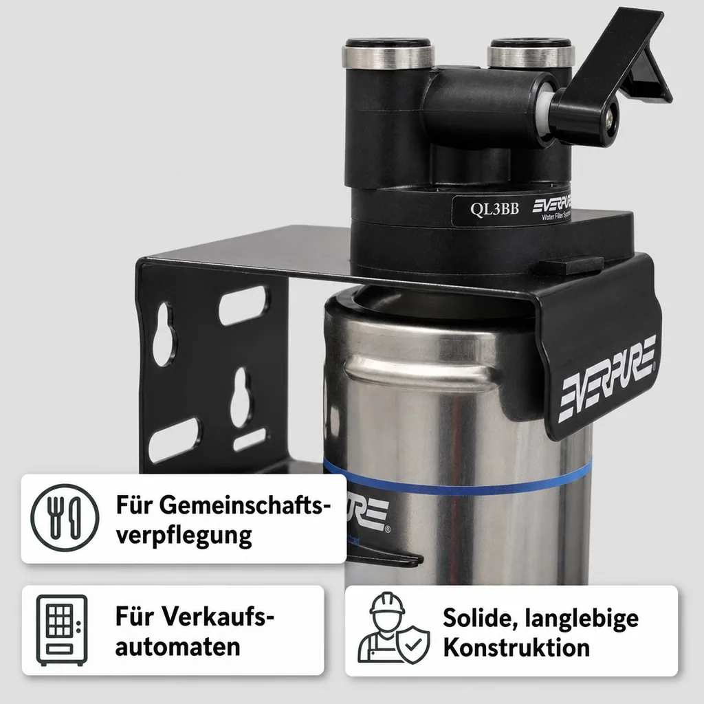 Filterkopf - QL3B, für die Gemeinschaftsverpflegung, Korrodiert nicht
