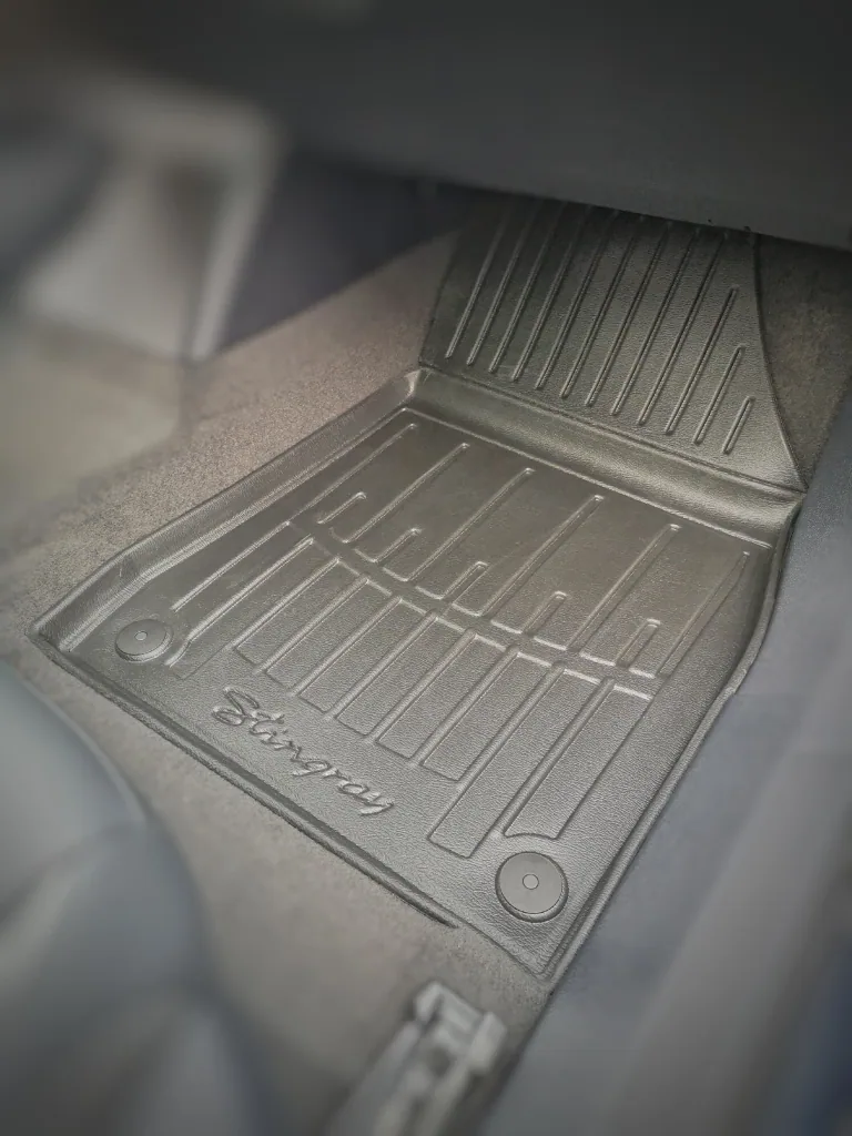 Fußmatten Auto, Gummimatten Auto 3D für VOLKSWAGEN ID.5 (2021-...), passgenaue Autofußmatten