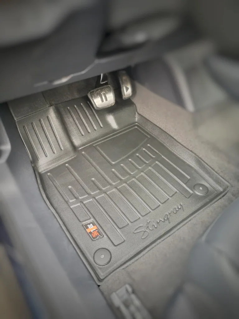 Fußmatten Auto, Gummimatten Auto 3D für VOLKSWAGEN ID.5 (2021-...), passgenaue Autofußmatten