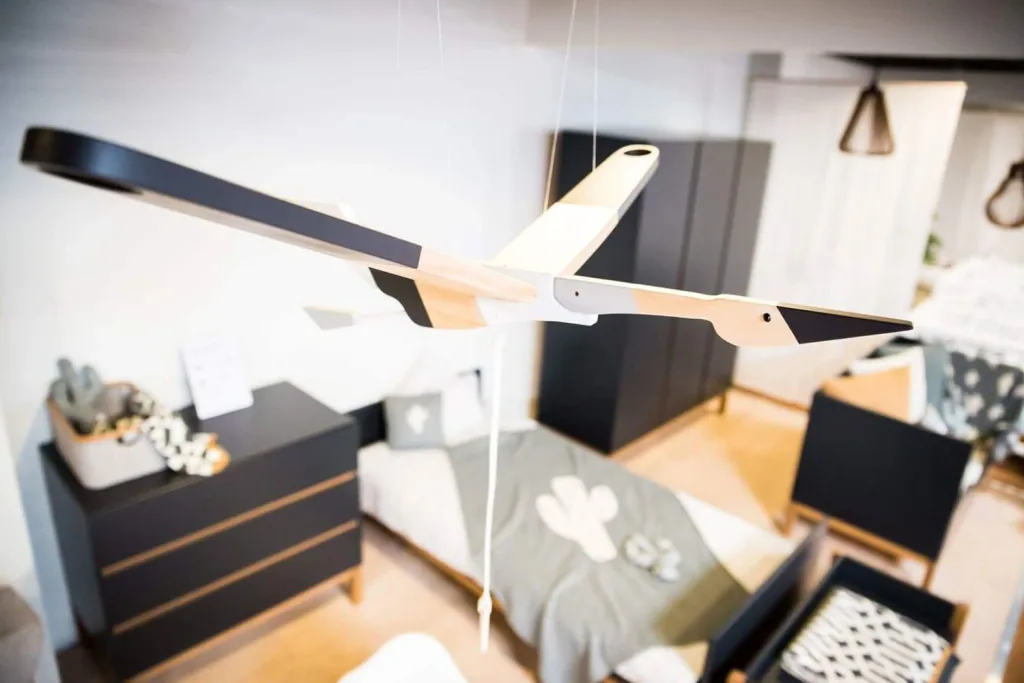 Quax Mobile  Möwe Holz lackiert