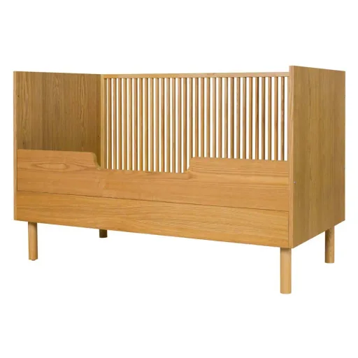 Quax HAI NO KI Rausfallschutz für Babybett Esche natur 70 x 140