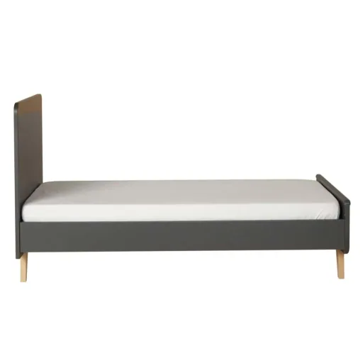 Quax Loft Babybett umbaubar anthrazit 70 x 140