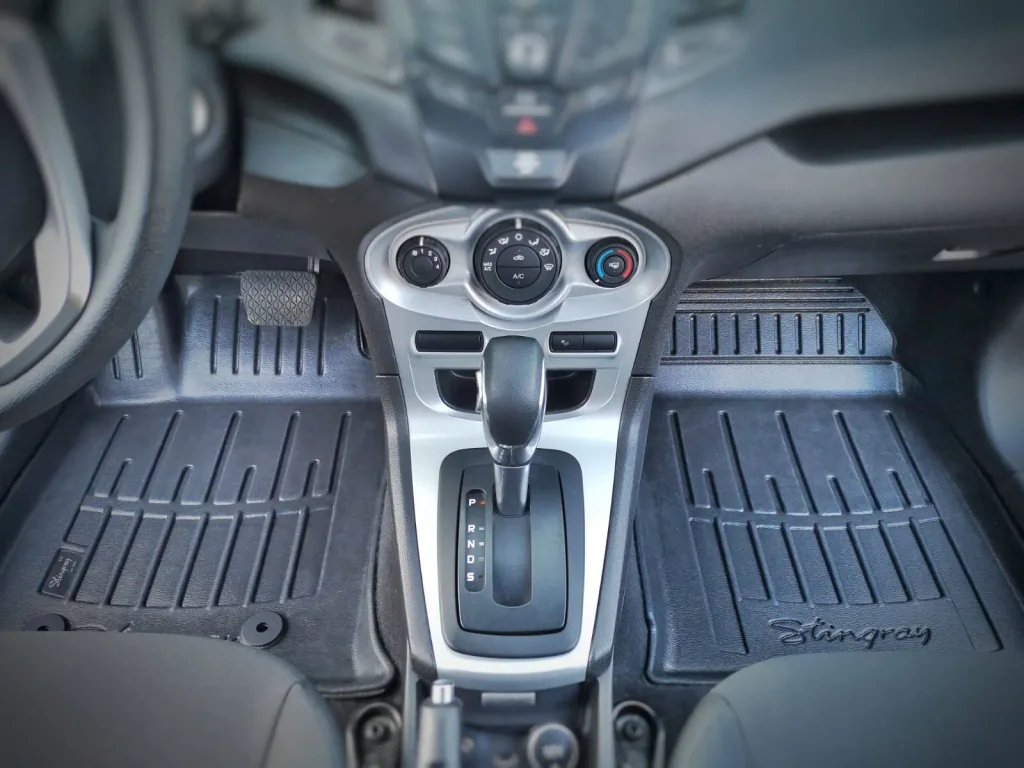 Gummimatten Auto, für Ford Fiesta Mk7 (2010-2017) USA-Modelle, 3D passgenaue Polyurethan Fußmatten