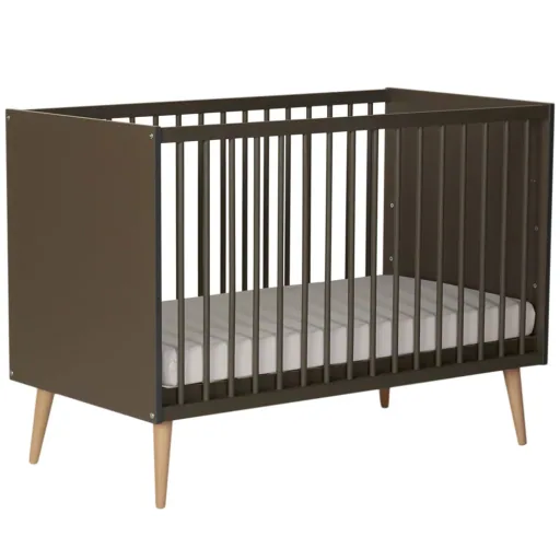 Quax Cocoon Babybett Moos Braun 60 x 120