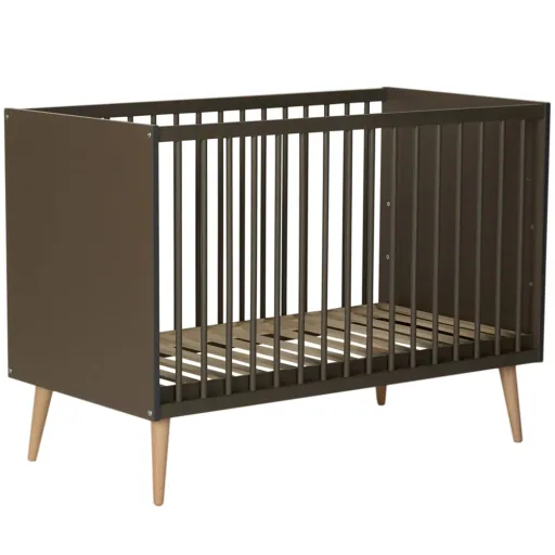 Quax Cocoon Babybett Moos Braun 60 x 120