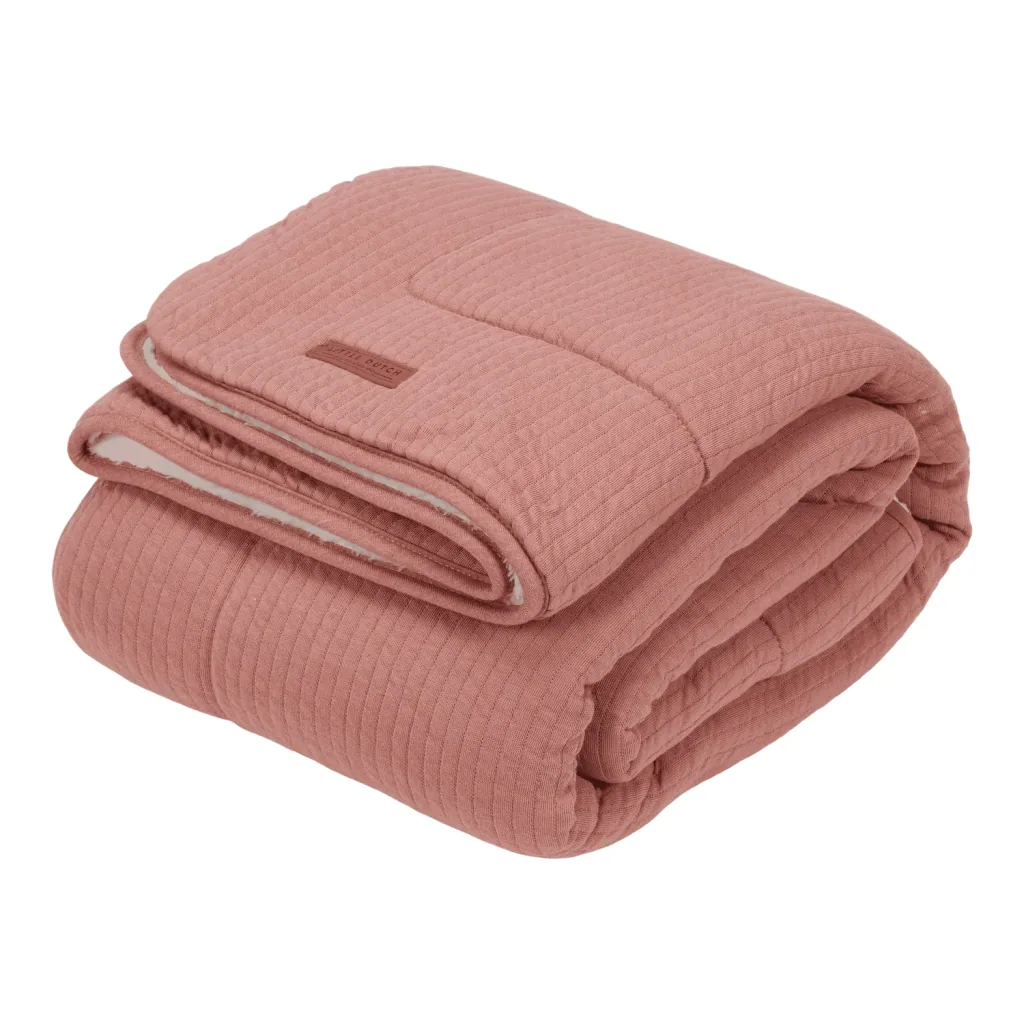 Little Dutch Wiegedecke - Pure, Farbe: Pink blush