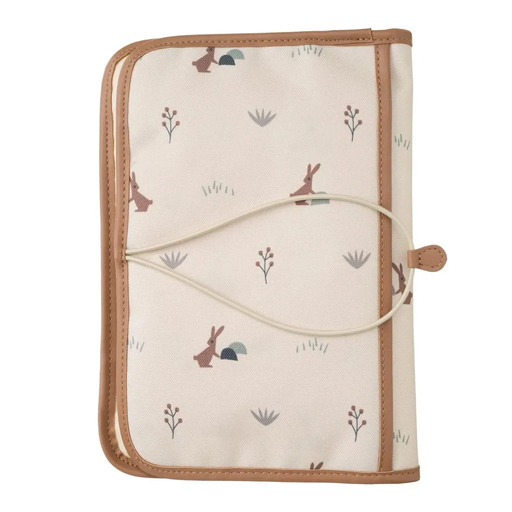 Fresk Wickeltasche unterwegs, 25x17x3 cm, Farbe: Kaninchen Sandmuschel