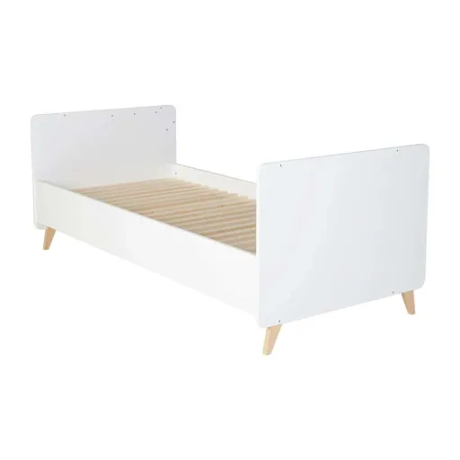 Quax Loft Babybett und Sofabett weiss 60 x 120 / 90 x 200