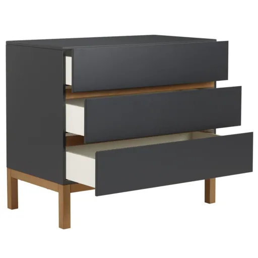 Quax Indigo Wickelauflage schwarz