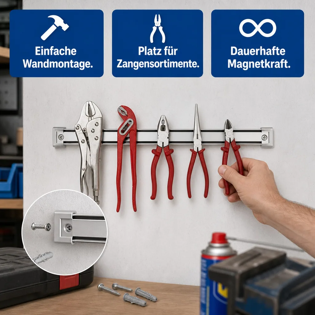 Dauer-Magnet-Leiste 50 cm, 1 Stück
