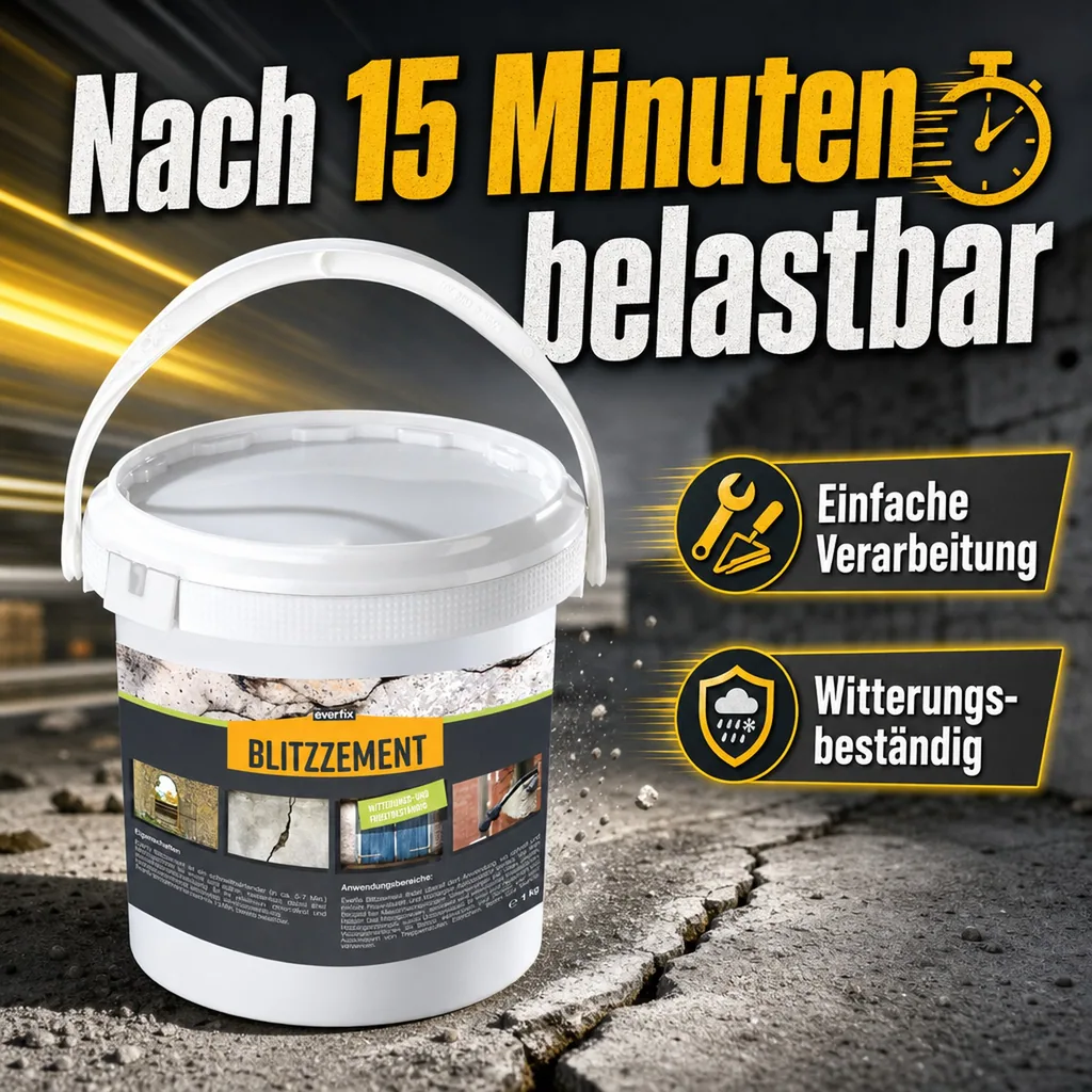 Blitzzement 1 kg Eimer