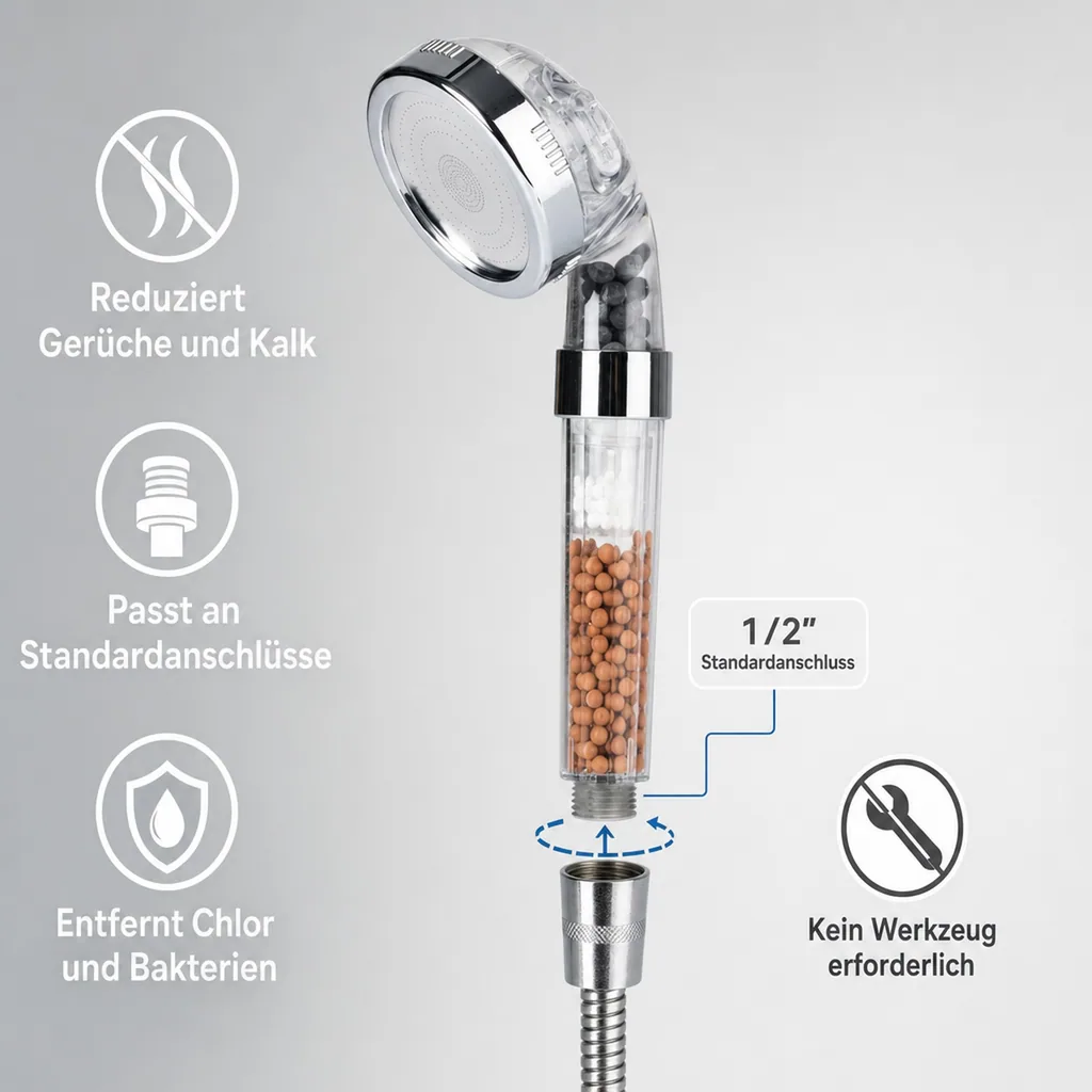 Duschkopf Spa 3in1