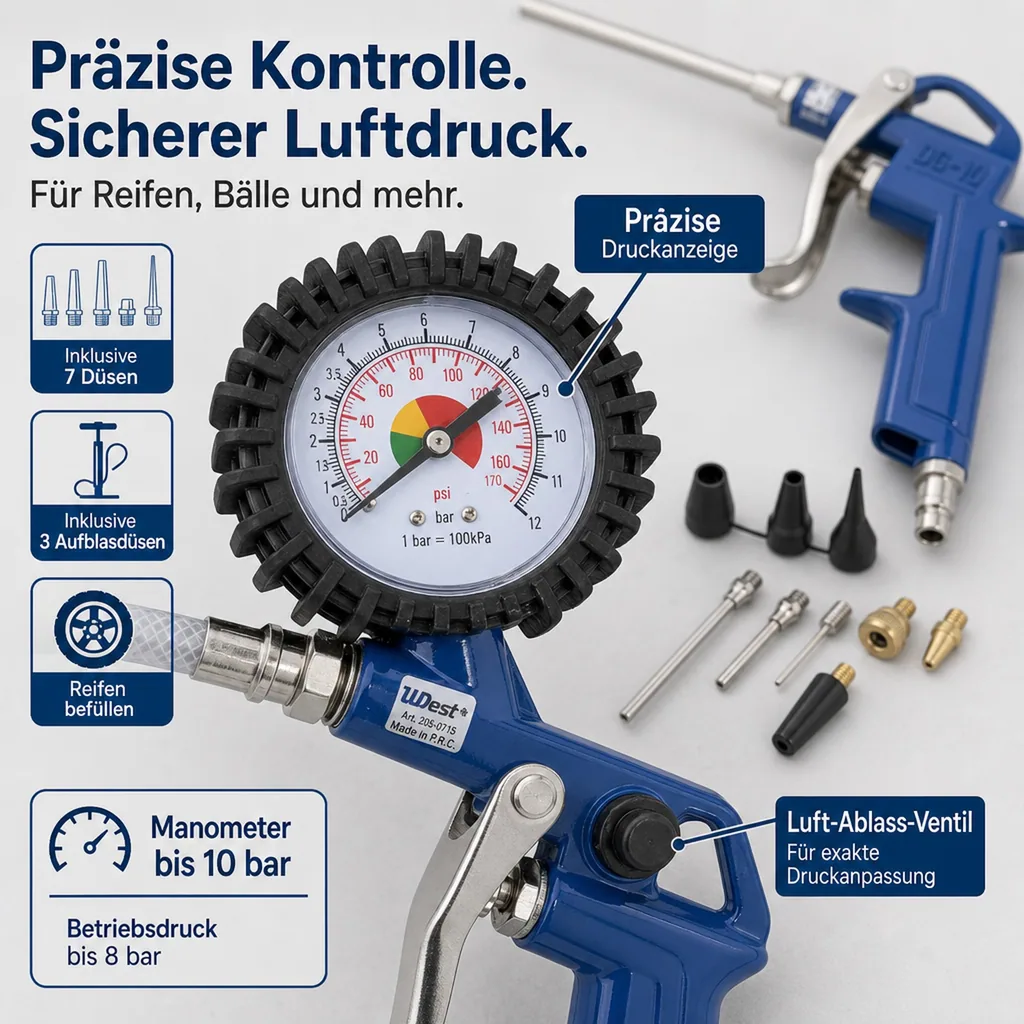 Druckluft Werkzeug-Set,13teilig